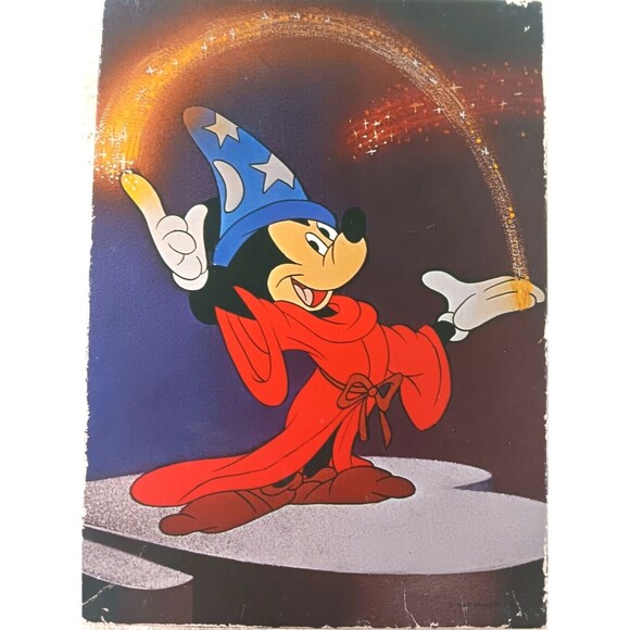 Mickey Mouse The Sorcerer's Apprentice Fantasia 100 Piece Jigsaw Puzzle - Picture 1 of 4
